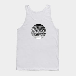 Silver disco ball with the inscription "Hip Hop". Tank Top